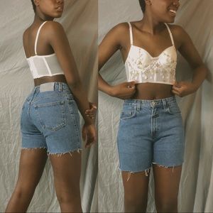 La Jean de Marithe Françios Girbaud Denim Shorts